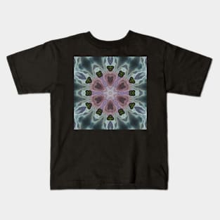 Abstract Sci-fi bio-tech Kaleidoscope pattern (Seamless) 22 Kids T-Shirt